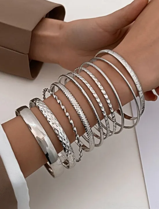 New Women's Bangle Fashion Outdoor Geometry Bracelets & Bangles Women Trendy Jewelry