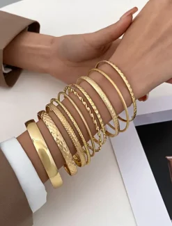 New Women's Bangle Fashion Outdoor Geometry Bracelets & Bangles Women Trendy Jewelry