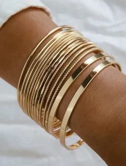 New Women's Bangle Fashion Outdoor Pure Color Bracelets & Bangles Women Trendy Jewelry