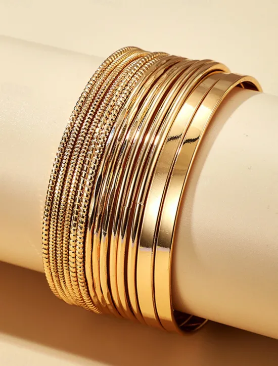 New Women's Bangle Fashion Outdoor Pure Color Bracelets & Bangles Women Trendy Jewelry