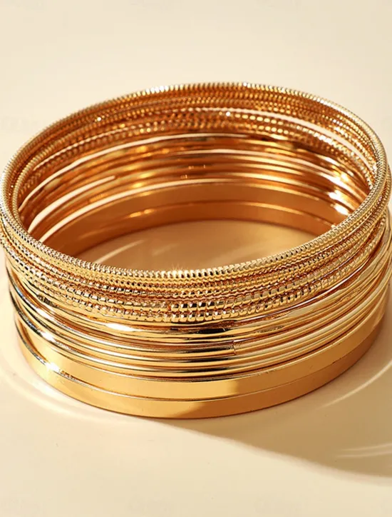 New Women's Bangle Fashion Outdoor Pure Color Bracelets & Bangles Women Trendy Jewelry