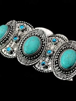Discount Women's Bangle Textured Street Geometry Bracelets & Bangles Women Trendy Jewelry