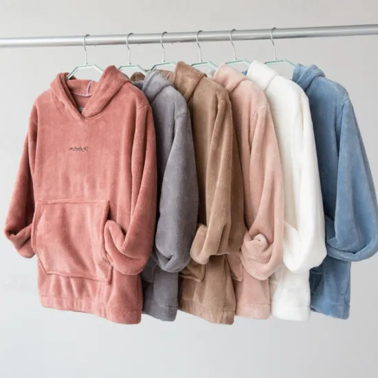 New Women's Basic Tracksuit Pants Sets Sweatshirt Pajamas Long Sleeve Hooded Solid Color Valentine's Day Casual Daily Black Blue Camel Fall & Winter Regular Fit Women Two Piece Sets
