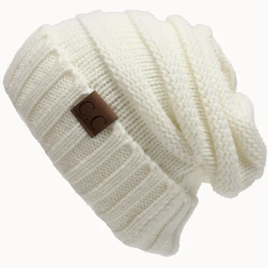 Clearance Women's Beanie Slouchy Street Dailywear Casual Pure Color Wine Blue Hat Work Orange Gray Fall Winter Women Hats