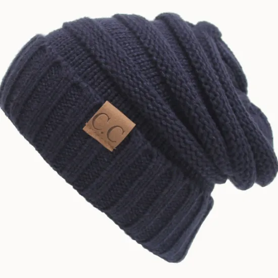 Clearance Women's Beanie Slouchy Street Dailywear Casual Pure Color Wine Blue Hat Work Orange Gray Fall Winter Women Hats