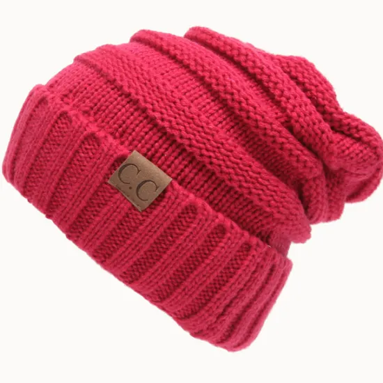 Clearance Women's Beanie Slouchy Street Dailywear Casual Pure Color Wine Blue Hat Work Orange Gray Fall Winter Women Hats