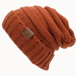 Clearance Women's Beanie Slouchy Street Dailywear Casual Pure Color Wine Blue Hat Work Orange Gray Fall Winter Women Hats