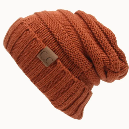 Clearance Women's Beanie Slouchy Street Dailywear Casual Pure Color Wine Blue Hat Work Orange Gray Fall Winter Women Hats