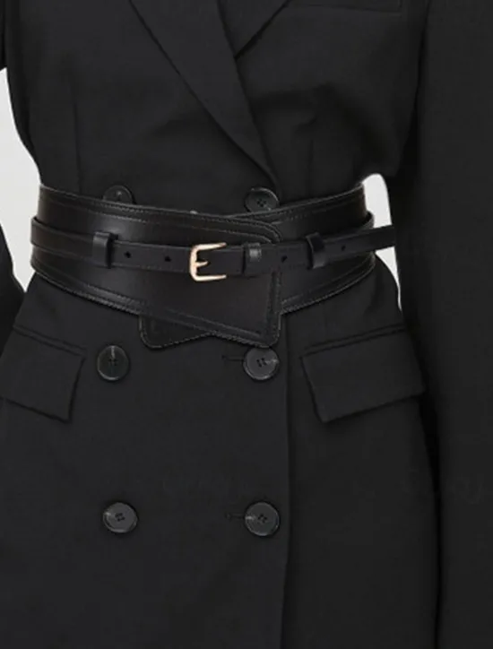 Sale Women's Belt Faux Leather White Black Camel Khaki Orange Wide Belt Outdoor Street Dailywear Holiday Pure Color / Spring / Summer / Fall / Winter Women Belt