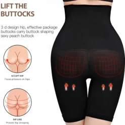 Sale Women's Black Purple Brown Bone Seamless High Waisted Going out Undergarments M / L Home Outfits Women Shapewear