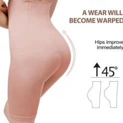 Sale Women's Black Purple Brown Bone Seamless High Waisted Going out Undergarments M / L Home Outfits Women Shapewear