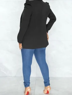 Best Women's Blazer Business Office Formal Blazer Suit Party Evening Jacket Casual Daily Spring Outerwear Long Sleeve Women Blazers & Suits
