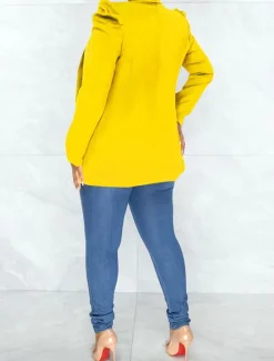 Best Women's Blazer Business Office Formal Blazer Suit Party Evening Jacket Casual Daily Spring Outerwear Long Sleeve Women Blazers & Suits