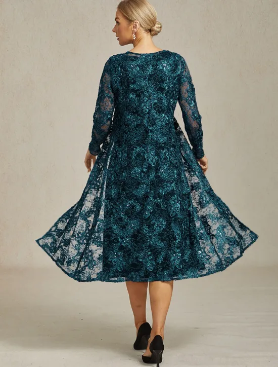Clearance Women's Blazer Caot Jacket Lace Embroidered Sequin Elegant Floral Formal Anniversary Party Wedding Guest Open Front Long Crewneck Regular Fit Long Sleeve Outerwear Navy Blue Spring Fall Women Blazers & Suits|Coats & Trench Coats