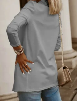 Discount Women's Blazer Comfortable Breathable Slim Fit Casual Plain Office Street Casual Daily Wear Open Front Regular Turndown Slim Long Sleeve Outerwear Black White Blue Fall Women Blazers & Suits