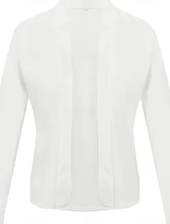Online Women's Blazer Open Front Stand Collar Jacket Fall Pink Office Business Slim Fit Coat Fashion Outerwear Long Sleeve Black Women Blazers & Suits