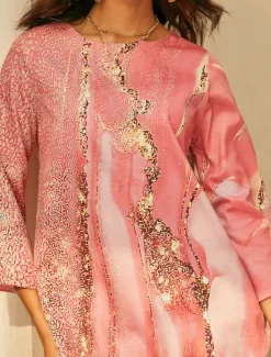 Clearance Women's Blouse Long Sleeve Asymmetrical Hem Chiffon Daily Basic Neon & Bright Abstract Print Long Tops Round Neck Casual Light Green Pink Green Beige Fall & Winter Women Chiffon Tops