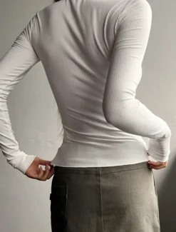 Sale Women's Blouse Solid Color Stylish Basic Casual Long Sleeve Crew Neck Regular Tops Daily Buttons Black White Pink Green Gray Summer Spring Fall Women T-Shirts