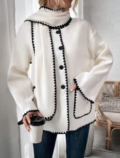 Outlet Women's Blouse Stylish Modern Long Sleeve Regular Tops Work Daily Spring Fall Winter Women Jackets