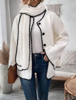 Outlet Women's Blouse Stylish Modern Long Sleeve Regular Tops Work Daily Spring Fall Winter Women Jackets