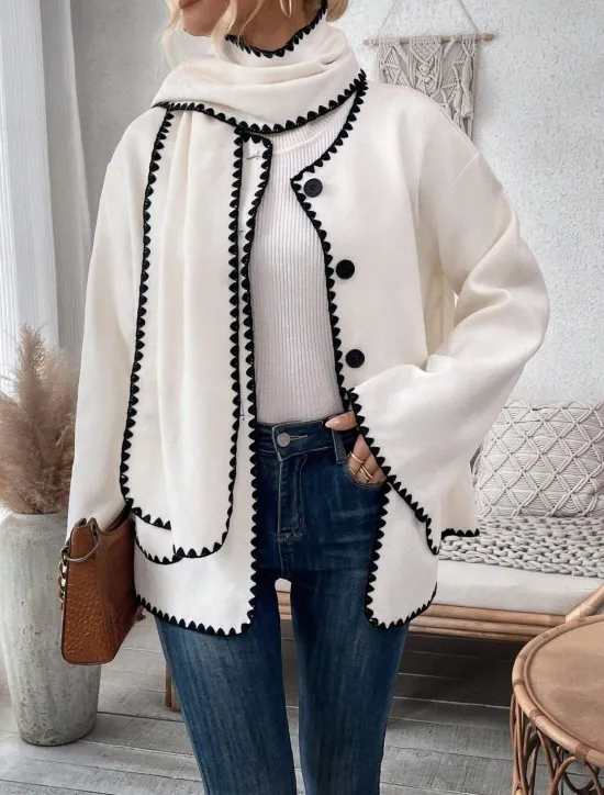 Outlet Women's Blouse Stylish Modern Long Sleeve Regular Tops Work Daily Spring Fall Winter Women Jackets
