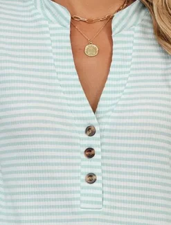 Online Women's Blouse Stylish Modern Long Sleeve V Neck Work Black Pink Green Dark Gray Spring Fall Winter Women Blouses & Shirts