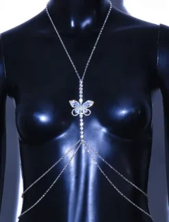 Outlet Women's body chain Casual Street Butterfly Headwear Women Trendy Jewelry