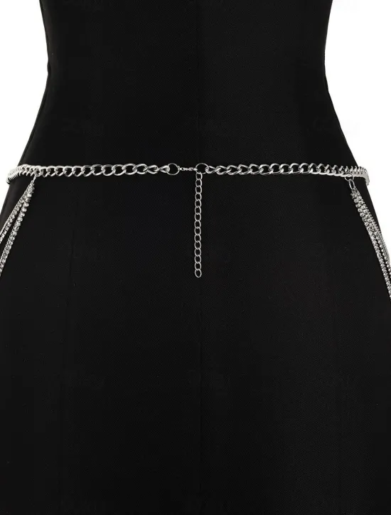 Outlet Women's body chain Fashion Outdoor Geometry Rantai cermin mata Women Trendy Jewelry