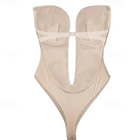 Online Women's Bodysuits Backless Tummy Control Push Up Wedding Party Party & Evening Club Sport Overbust Corset Pure Color Home Outfits Women Shapewear