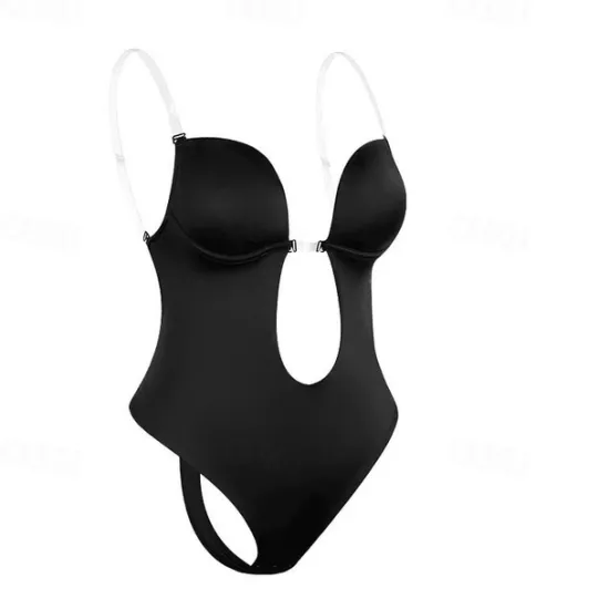 Online Women's Bodysuits Backless Tummy Control Push Up Wedding Party Party & Evening Club Sport Overbust Corset Pure Color Home Outfits Women Shapewear
