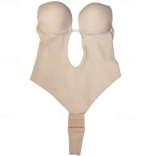 Online Women's Bodysuits Backless Tummy Control Push Up Wedding Party Party & Evening Club Sport Overbust Corset Pure Color Home Outfits Women Shapewear