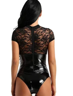 Online Women's Bodysuits Teddies & Bodysuits Solid Colored Embroidered Spandex Layered Hole Spring & Summer Fall & Winter Home Outfits Women Lingerie