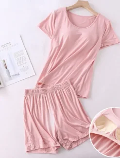 Hot Women's Bolero Top Daily Date Going out Daily Long Sleeve Crew Neck Black Summer Spring Home Outfits Women Pajama-Setter