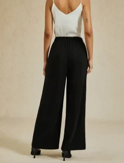 Women's Bootcut Elegant Classic & Timeless Sparkle Full Length High Waist High Elasticity Summer Spring Fall Women Pants