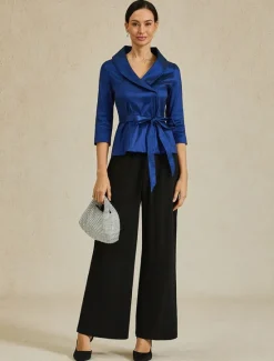 Women's Bootcut Elegant Classic & Timeless Sparkle Full Length High Waist High Elasticity Summer Spring Fall Women Pants