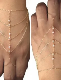Clearance Women's Bracelet Layered Wedding Birthday Cute Personalized Luxury Elegant Alloy Bracelet Jewelry For Formal Holiday Date Birthday Festival Women Trendy Jewelry