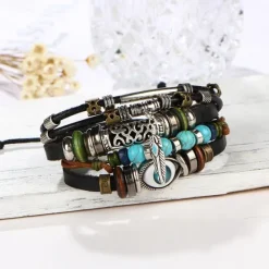 New Women's Bracelets Artistic Party Color Block Bracelets & Bangles / Black / Silver / Blue / Fall / Winter Women Trendy Jewelry