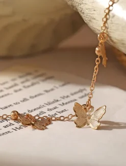 Outlet Women's Bracelets Fashion Outdoor Butterfly Bracelets & Bangles Women Trendy Jewelry