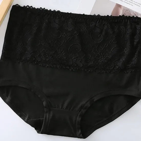 Clearance Women's Brief Underwear 1 PC Underwear Fashion Simple Sexy Lace Hole Flower High Waist Sexy Black Purple Pink M L XL Home Outfits Women Lingerie