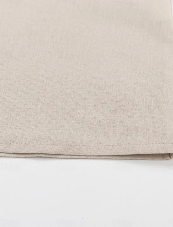 Discount Women's Summer Spring Mini Dress Cotton Linen Dresses Casual Dress Strap Dress Basic Modern Vacation Daily Weekend Loose Fit Plain Halter Neck Women Dresses