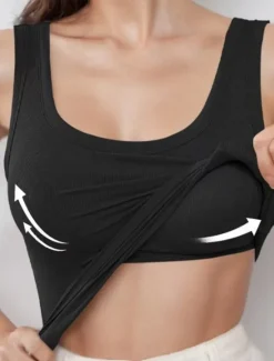 Women's Camisole Tank Top Solid Color Daily Stylish Casual Sleeveless Scoop Neck Regular Tops Daily Black White Pink Army Green Blue Summer Women Tank Tops & Camis