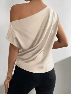 Outlet Women's Camisole Tank Top Solid Color Casual Sleeveless Crew Neck Regular Tops Daily Print Grass Green Green Beige Summer Spring Women Tank Tops & Camis
