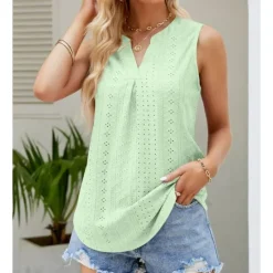Hot Women's Camisole Tank Top Crew Neck White Pink Purple Green Summer Women Tank Tops & Camis