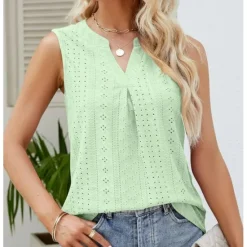 Hot Women's Camisole Tank Top Crew Neck White Pink Purple Green Summer Women Tank Tops & Camis