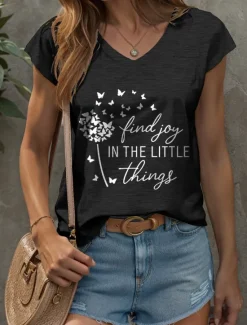 New Women's Camisole Tank Top Floral Graphic Butterfly Vintage Stylish Classic Sleeveless Short Sleeve V Neck Regular Tops Daily Vacation Wear Print Black White Yellow Pink Red Summer Spring Women Tank Tops & Camis