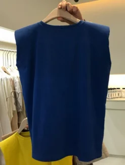 New Women's Camisole Tank Top Solid Color Daily Basic Casual Sleeveless Crew Neck Regular Tops Daily Black White Yellow Blue Brown Summer Women Tank Tops & Camis