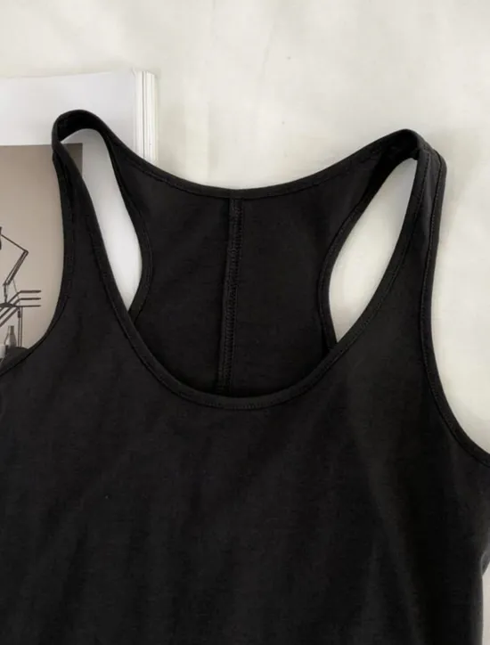 New Women's Camisole Tank Top Solid Color Daily Stylish Casual Sleeveless Scoop Neck Regular Tops Daily Backless Black Light Brown Brown Summer Women Tank Tops & Camis