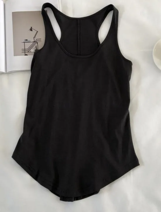 New Women's Camisole Tank Top Solid Color Daily Stylish Casual Sleeveless Scoop Neck Regular Tops Daily Backless Black Light Brown Brown Summer Women Tank Tops & Camis