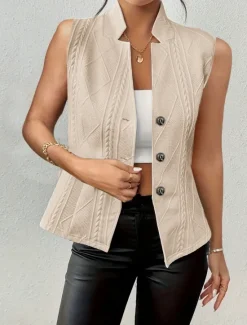 Outlet Women's Camisole Tank Top Solid Color Elegant Daily Stylish Sleeveless V Neck Regular Tops Daily Holiday Buttons Black White Khaki Gray Summer Women Tank Tops & Camis