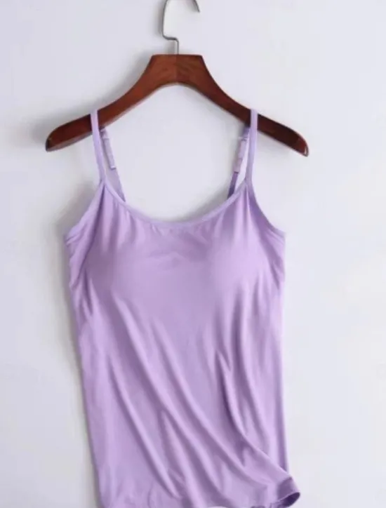 New Women's Camisole Tank Top Solid Color Daily Basic Casual Sleeveless Strap Regular Tops Daily Backless Black Purple Green Beige Summer Women Tank Tops & Camis